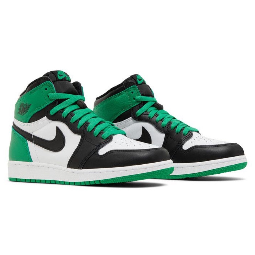 Lucky Green Jordan 1s- 5.5 GS, 7 Women, 24cm